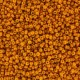 Miyuki rocailles Perlen 11/0 - Matted opaque dyed pale pumpkin 11-2041